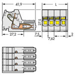 WAGO 831-3104 Female MCS-MAXI 4P 7.62mm