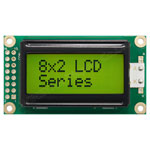 Winstar WH0802A-NYG-JT 8x2 LCD Display Reflective