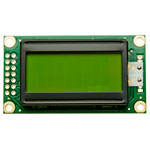 Winstar WH0802A-YYH-JT 8x2 LCD Display Yellow/green LED Backlight