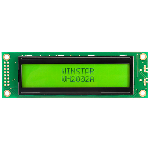 Winstar WH2002A-NYG-JT 20x2 LCD Display Reflective | Rapid Online