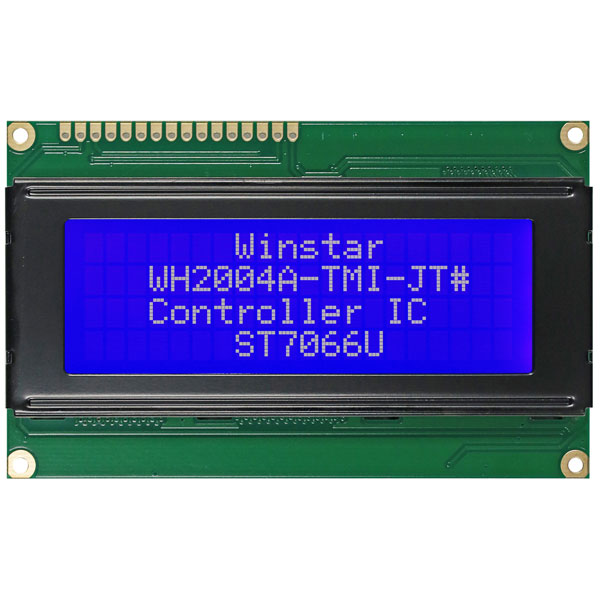 Winstar Wh04a Tmi Et x4 Lcd Display Blue Negative Mode White Led Backlight Rapid Online