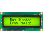 Winstar WH1602A-YYH-JT 16x2 LCD Display Yellow/green LED Backlight