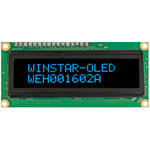 Winstar WEH001602ABPP5N00000 16x2 OLED Blue Characters On Black Background
