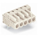 WAGO 722-232 Female MCS-MIDI 2P 5mm Angled Solder Pins