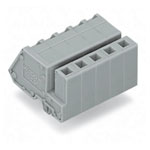 WAGO 731-506/008-000 Female MCS-MIDI 6P 5mm Snap-in Feet Angled