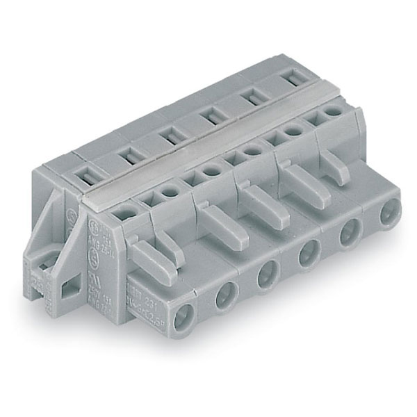 WAGO 231-211/027-000 Female Through Fixing Flanges 11P Pitch 7.5mm0