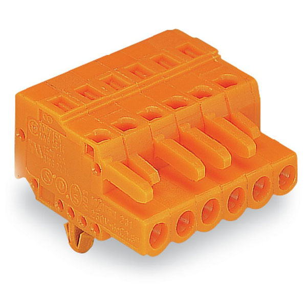 WAGO 231-305/008-000 Female Snap-in Mounting Foot 5P Pitch 5.08 mm