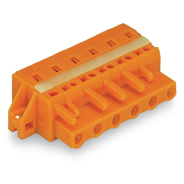 WAGO 231-707/027-000 Female Through Fixing Flanges 7P Pitch 7.62 mm