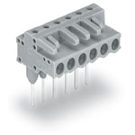 WAGO 232-234/005-000 Female MCS-MIDI 4P 5mm DIN Rail Angled Long Pins