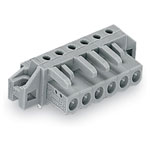 WAGO 232-240/031-000 Female MCS-MIDI 10P 5mm Flanged Panel Angled Pins