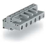 WAGO 232-835 Female MCS-MIDI 5P 7.5mm Angled Solder Pins