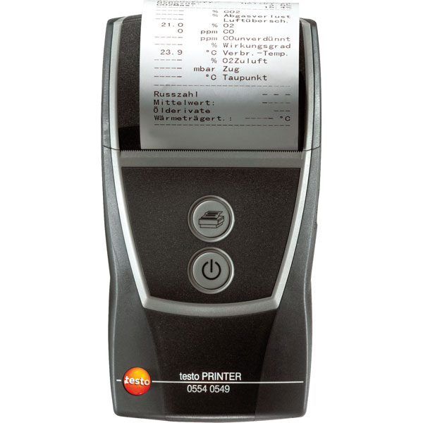 Testo 0554 0549 High Speed Printer with IRDA interface
