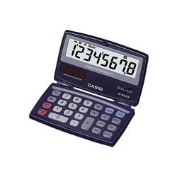 Casio SL100VER Dual Leaf Calculator