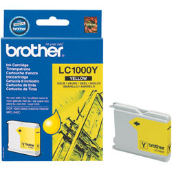 Brother Ink Cartridge Original LC1000Y Yellow