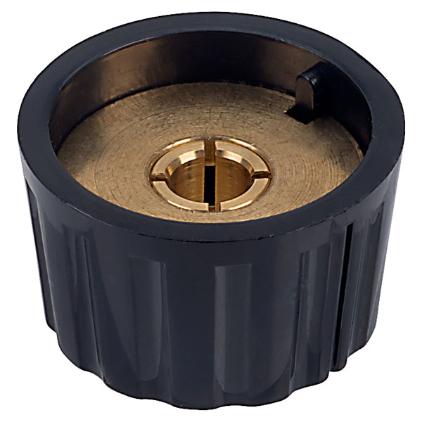 Mentor 333.6 Plastic Turning Knob Collet Fixing Ø 28mm Black