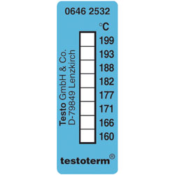 Testo 0646 2532 Testoterm Measuring Strips +161 to +204 Deg