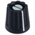 Mentor 4331.6001 Plastic Turning Knob Matt With Collet Fixing Ø 14.5mm - Marking