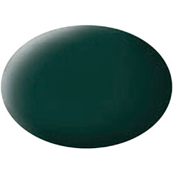 Revell 36140 Aqua Black Green Matt Paint 18ml