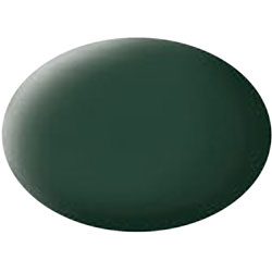 Revell 36168 Aqua Dark Green Matt Paint 18ml