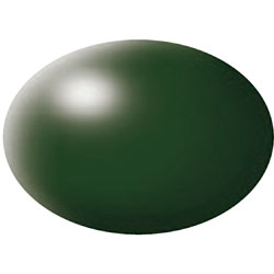 Revell 36363 Aqua Dark Green Silk Matt Paint 18ml