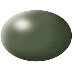 Revell 36361 Aqua Olive Green Silk Matt Paint 18ml