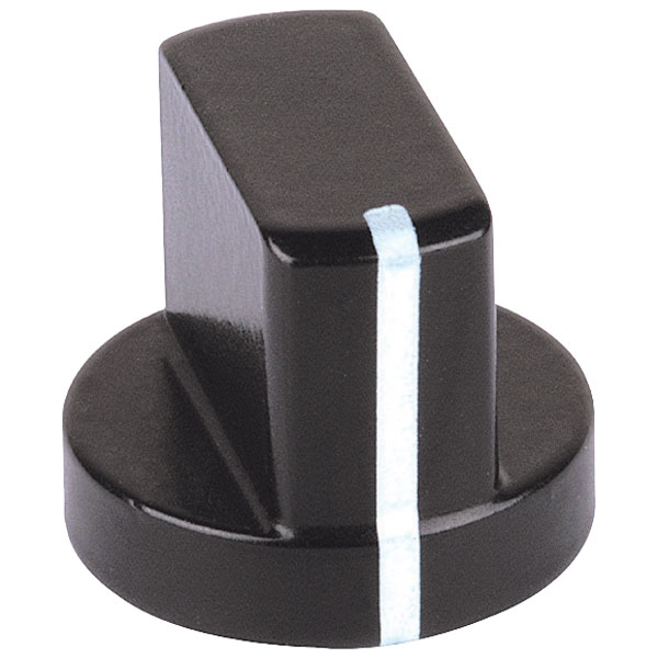 Image of Mentor 5582.6631 Aluminium Wing Knob With Setscrew - Black - 20.5mm
