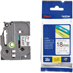 Brother TZe141 Black on Clear Label Tape 18mm