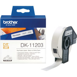 Brother File Folder Labels 17 x 87, 300 PieceS