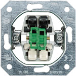 Siemens 5TA2155 DELTA Switch Insert Flush Mount 2-circuit Switch 10A 250V