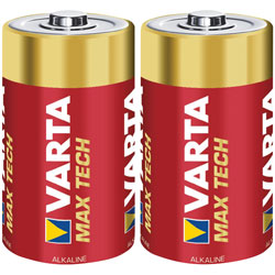 Varta 4714101402 Alkaline Size C 1.5V LR14 Battery Pack of 2