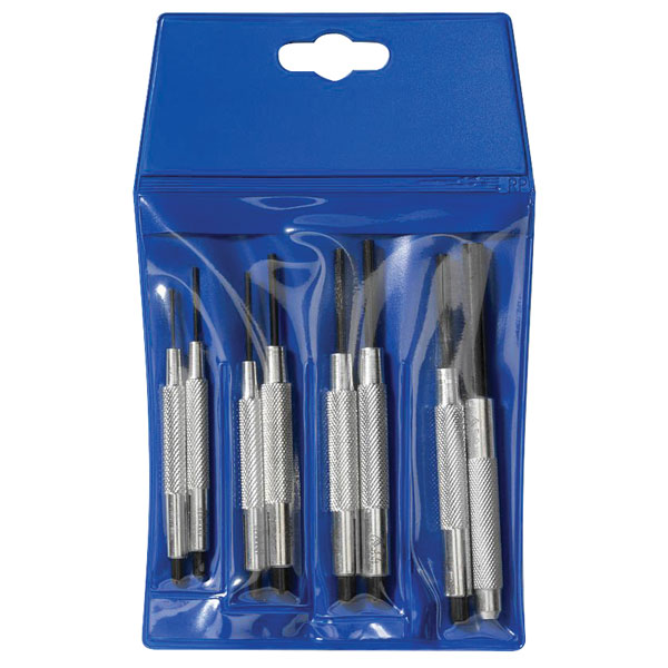 Rennsteig 457 101 5 Parallel Pin Punches With Guide Sleeve 8pc Set