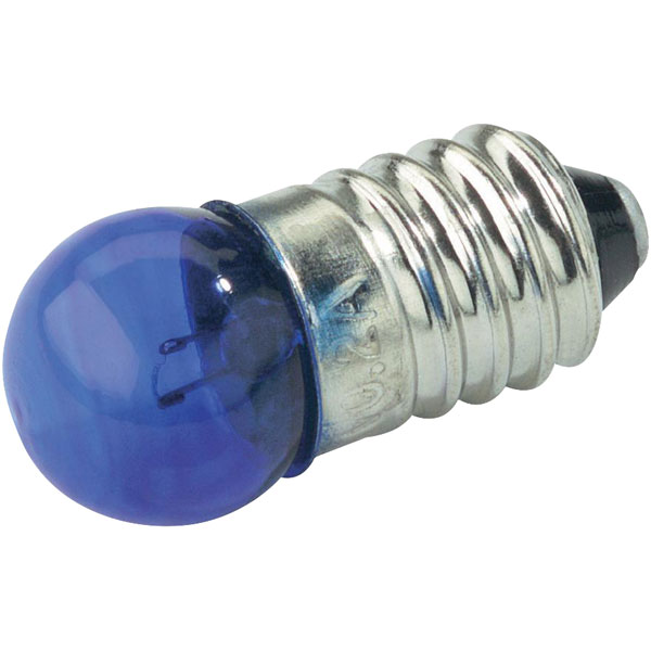  00643524 Torch Bulbs, Blue, E10, 3.5V, 200mA, 11.5 x 24mm