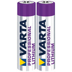 Varta 6103301402 Professional Lithium 1.5V AAA 1100mAh Battery Pack of 2