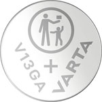 Varta 4276101401 Alkaline LR44 1.5V 125mAh Button Cell Battery