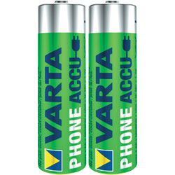 Varta 58399201402 NiMH AA 1.2V 1600mAh Phonepower Rechargeable Battery Pack of 2