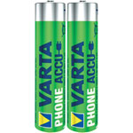 Varta 58398101402 NiMH AAA 1.2V 800mAh Phonepower Rechargeable Battery Pack of 2