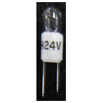 Barthelme 21022420 T1 Sub Miniature Lamp 24V 0.5W Bi-Pin 2.54mm Pitch