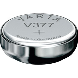 Varta 377101401 Silver Oxide SR66, SR626 1.55V 27mAh Button Cell Battery