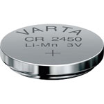 Varta 6450101401 Lithium CR2450 3V 560mAh Button Cell Battery