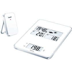 Beurer 708.30 KS 80 Kitchen Scales With Weather Station