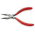 Knipex 19 01 130 Round Nose Pliers With Cutting Edge (Jewellers' Pliers)