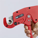 Knipex 94 10 185 Pipe Cutter For Plastic Conduit Pipes 185mm