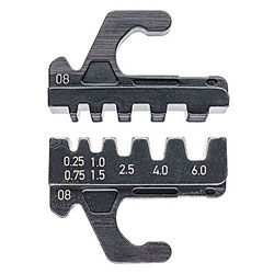 Knipex 97 39 08 Crimping Dies For Insulated & Non-Insulated End Sleeves