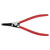 Knipex 46 11 A3 Circlip Pliers For External Circlips On Shafts Straight 210mm
