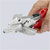 Knipex 94 35 215 Mitre Shears For Plastic And Rubber Sections 215mm