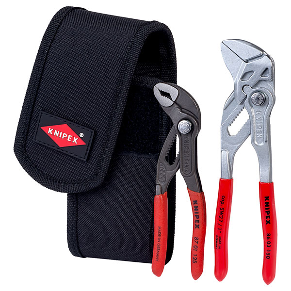 Knipex 00 20 72 V01 Minis In Belt Pouch Pliers Set - 2 Piece