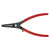 Knipex 49 31 A3 Precision Circlip Pliers For External Circlips On Shafts 225mm