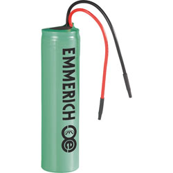 Emmerich 233974 ICR-18650NQ-SP Lithium 3.7V 2600mAh Rechargeable Battery Pack