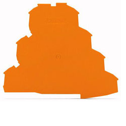 WAGO 2002-4192 Quadruple Deck 1mm End and Internal Plate for 2002 Series Orange