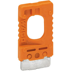 WAGO 2002-401 10A Disconnect Plug for Carrier Terminal Blocks 2002 Series Orange